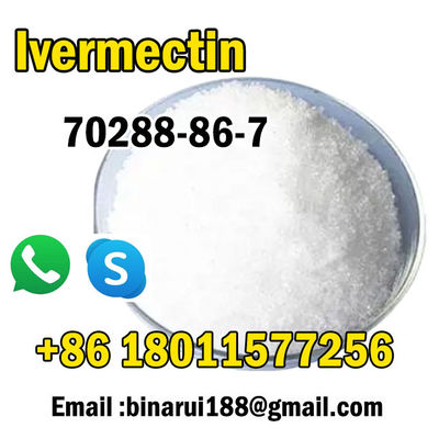 Cas 70288-86-7 Ivermectina C48H74O14 Pó de cristal branco de vermes