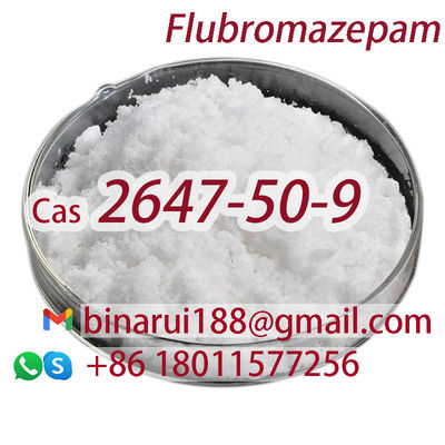 Flubromazepam CAS 2647-50-9 7-bromo-5- ((2-fluorofenil)-1H-benzo[e][1,4]diazepina-2(3H) - um