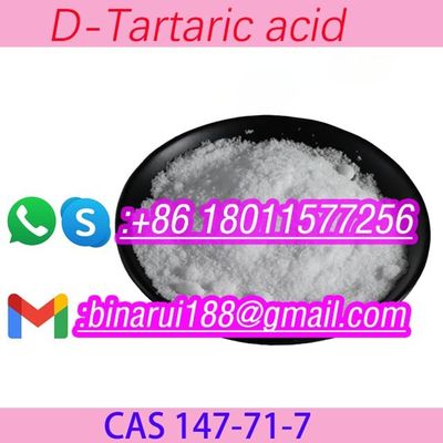 CAS 147-71-7 Ácido D-tartárico C4H6O6 (2S,3S) - Ácido tartárico de qualidade alimentar