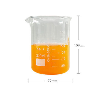 300 ml de copo de vidro de laboratório de medição personalizável