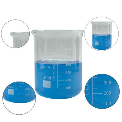 Copo de laboratório de medição de vidro 600 ml Personalizável