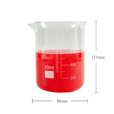 Copo de laboratório de medição de vidro 800 ml