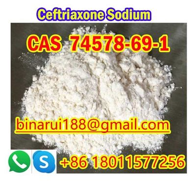 Fábrica Venda de alta qualidade Ceftriaxona Sódio CAS 74578-69-1 Ceftriaxona (Sal de Sódio)