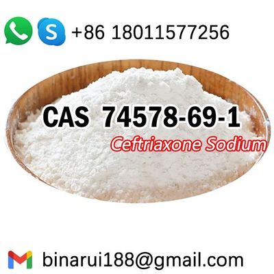 Ceftriaxona sódica de alta qualidade C18H16N8Na2O7S3 Ceftriaxona (sal de sódio) CAS 74578-69-1