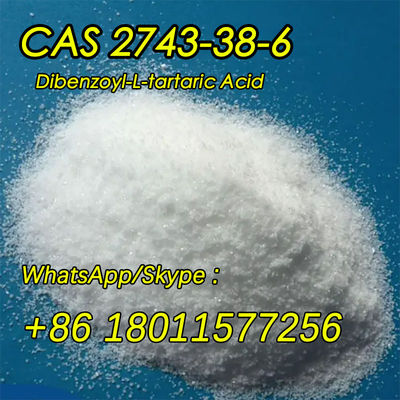 Cas 2743-38-6 Ácido dibenzoil-L-tartárico C18H14O8 PMK dibenzoil-L-tartárico