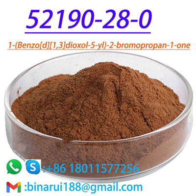 BMK 1-(Benzo[d][1,3]dioxol-5-yl)-2-bromopropano-1-one Cas 52190-28-0 1-(1,3-benzodioxol-5-yl)-2-bromopropano-1-one