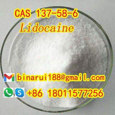 Produto à Distribuição Livre em Pó Lidoderm CAS 137-58-6 Maricaína Branca em forma de Agulha Cristalino