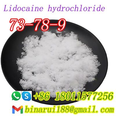 Cloridrato de lignocaína C14H23ClN2O Cloridrato de xilina CAS 73-78-9