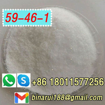 Procaína Cas 59-46-1 Base de procaína Cristal de síntese orgânica Matérias-primas