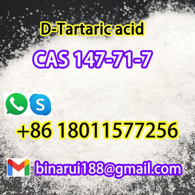 Cas 147-71-7 D-ácido tartárico C4H6O6 Ácido tartárico aditivos alimentares