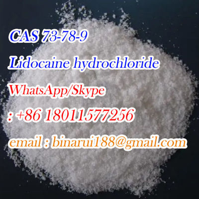 CAS 73-78-9 Entrega rápida Cloridrato de Xilina / Xiloneural